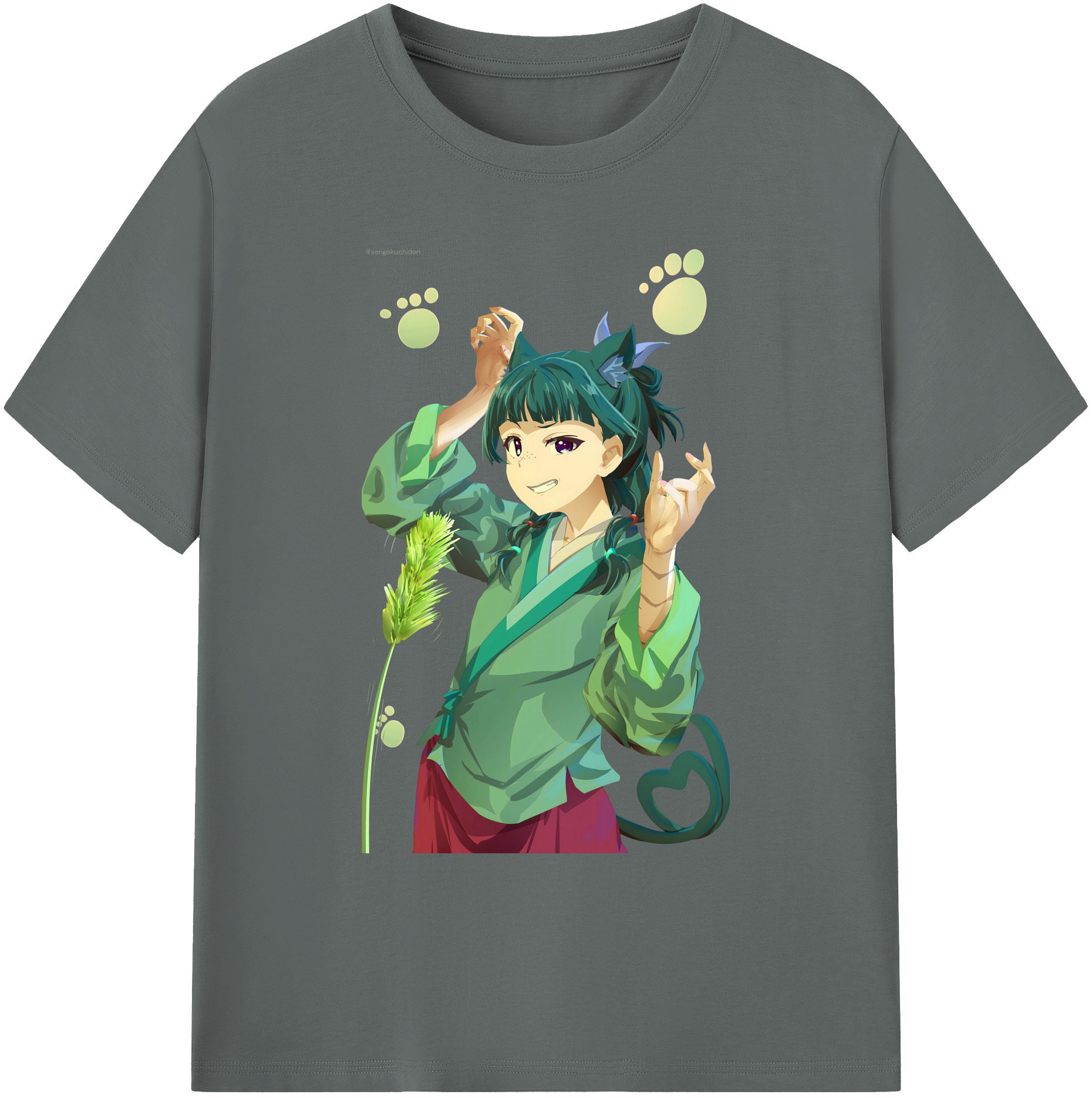 （画像用） 薬屋のひとりごと The Apothecary Diaries 綿100％ メンズ半袖Tシャツ｜肌触りやわらか＆通気性